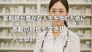 【薬剤師が豊かな人生を歩むために】激動の時代を生き抜く人生設計とキャリア戦略